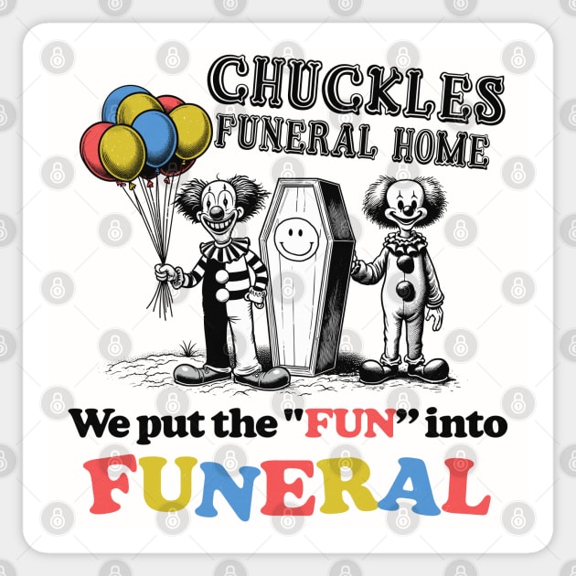 Putting the FUN into Funeral Sticker by DankFutura